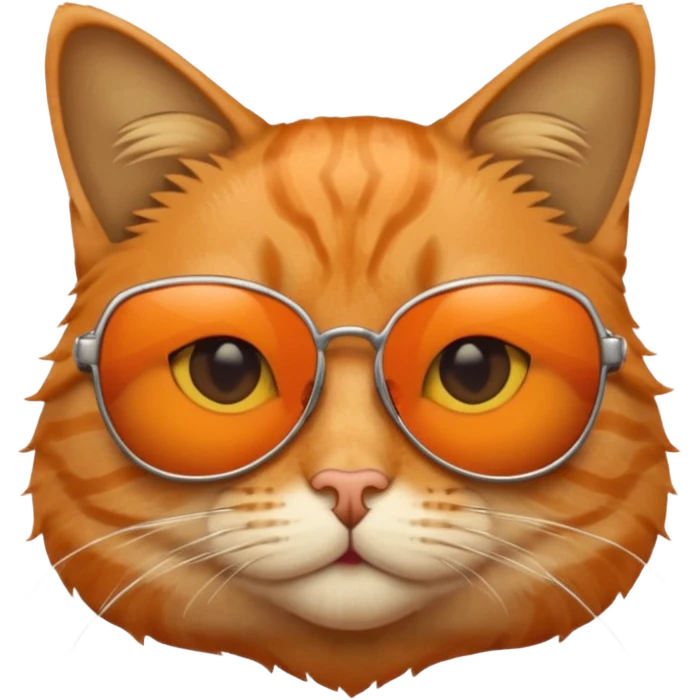Cat wearing sunglasses emoji