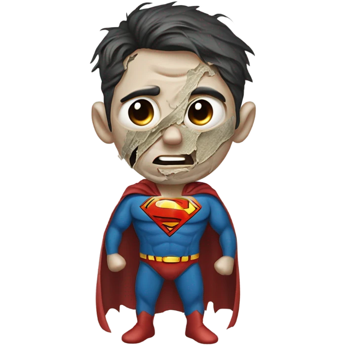superman as a zombie emoji