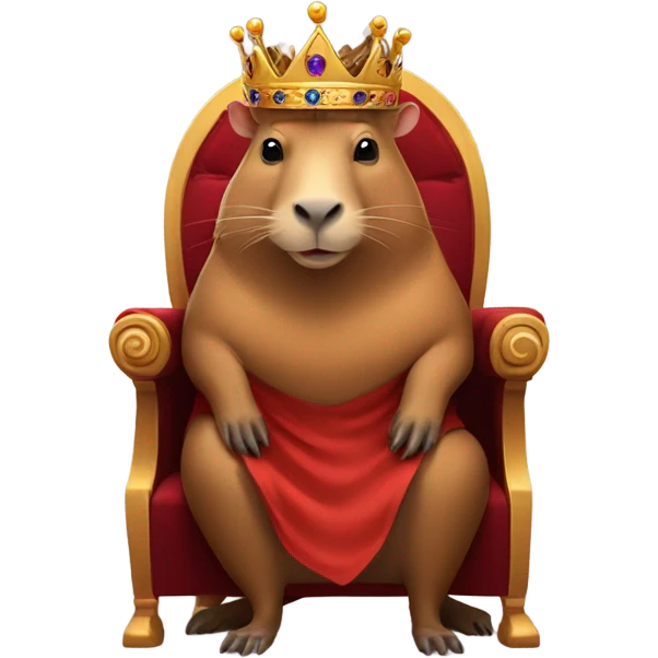 capybara king emoji