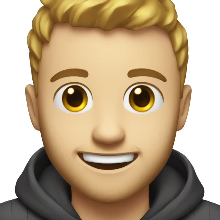 Squeezie qui sourit  emoji