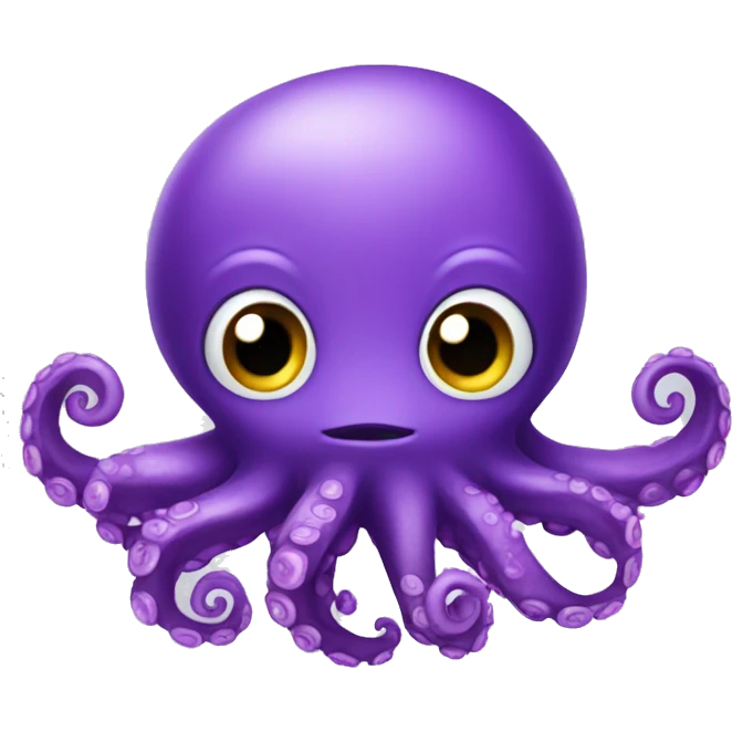 purple baby octopus emoji