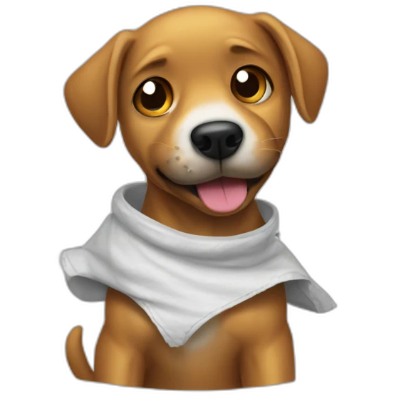 dog-tearing-up-a-tshirt emoji