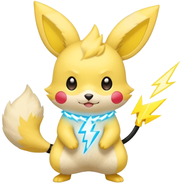Minu-Pichu-Pachirisu-fusion, full body emoji