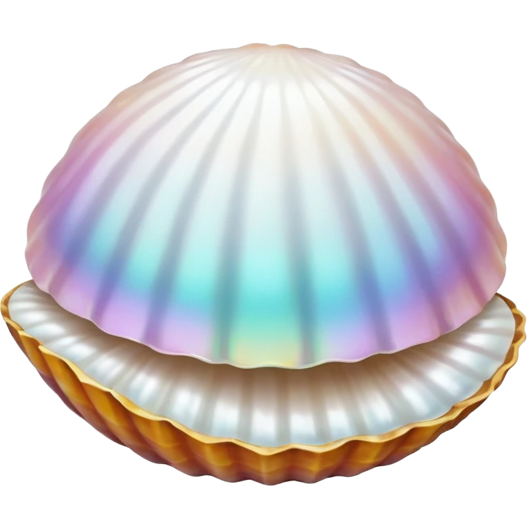 a pearl in a shell white pearl big shell emoji