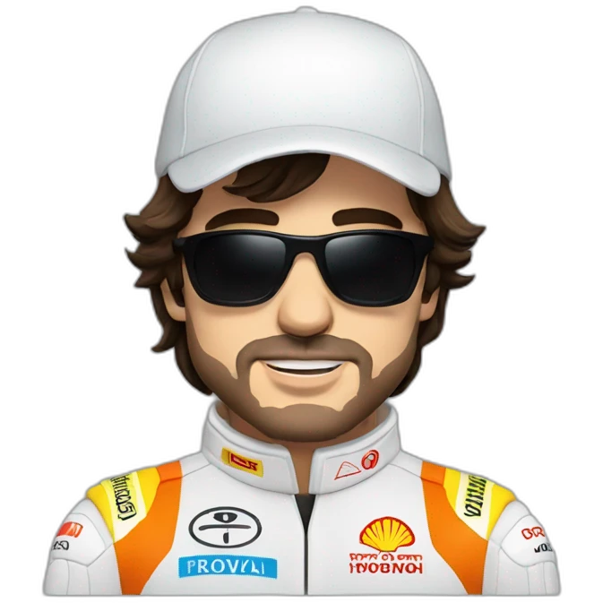 Fernando Alonso piloto emoji