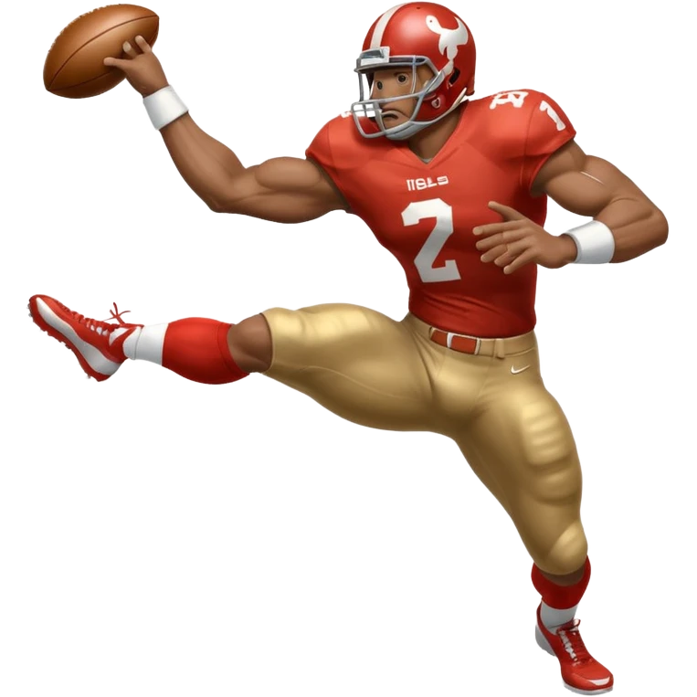 heisman trophy stiff arm emoji