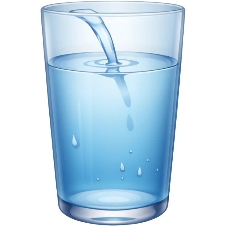 glass of water emoji