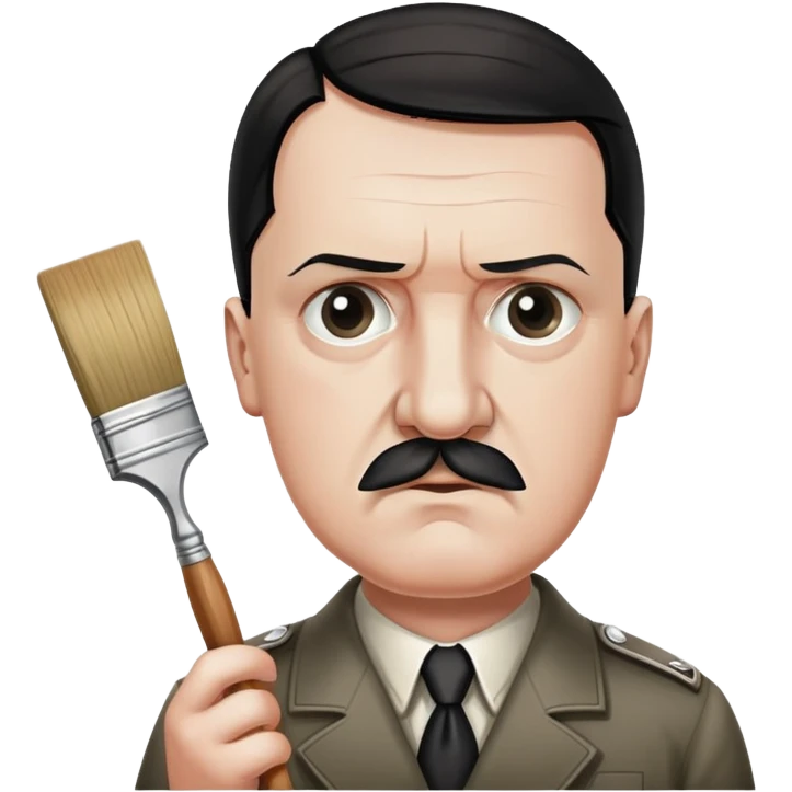Hitler paintinf emoji