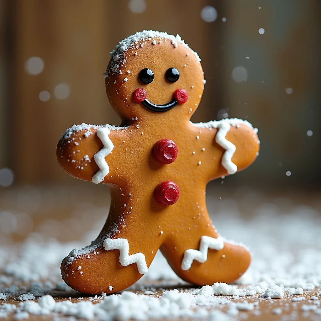 gingerbread man emoji