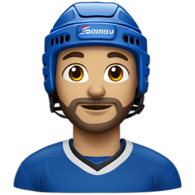 Hockey player emoji
