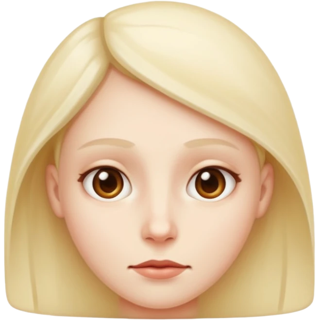 just the face líke ios apple  emoji