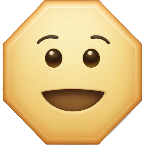 Hexagon with the letter V in the middle emoji