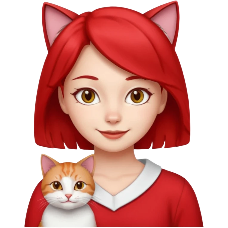 girl with cat eyes on her chest is the cutest person monster red and white in my opinion and she has a lot to do  emoji