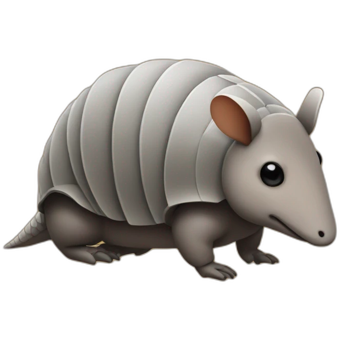 connected armadillo emoji