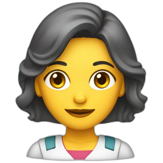 Mujer mecánico arreglando automóvil  emoji