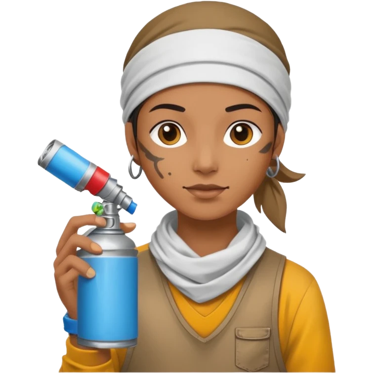 graffiti artist emoji