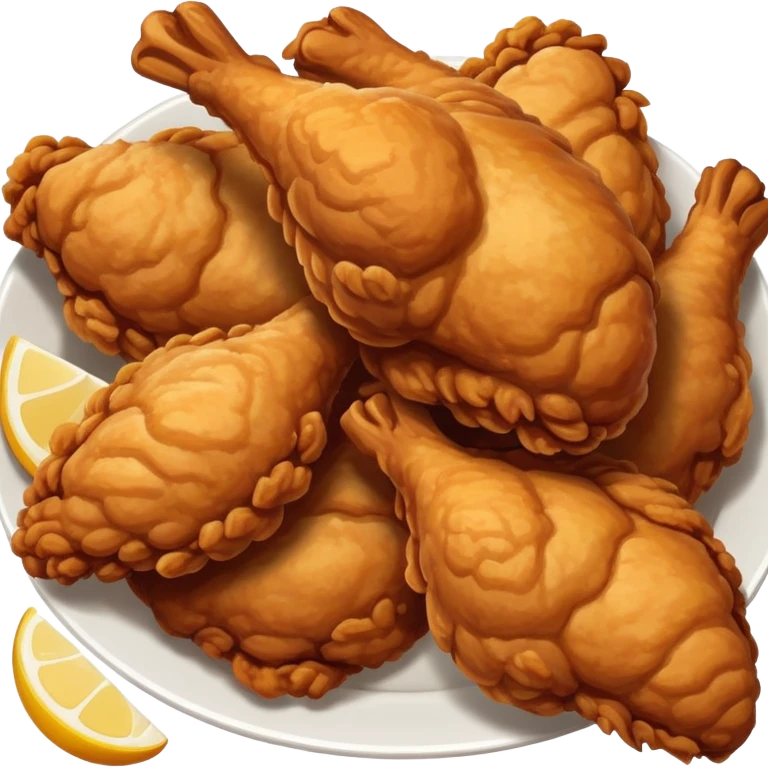 Fried chicken emoji