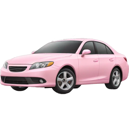 light pink car emoji