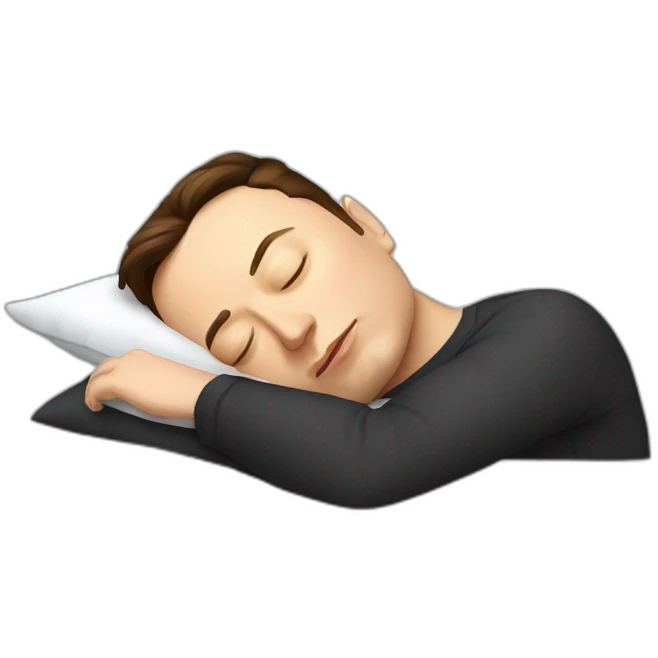 Elon musk sleeping emoji