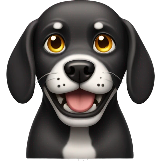 evil dog emoji