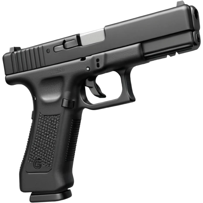Glock 17 with an extended magazine emoji