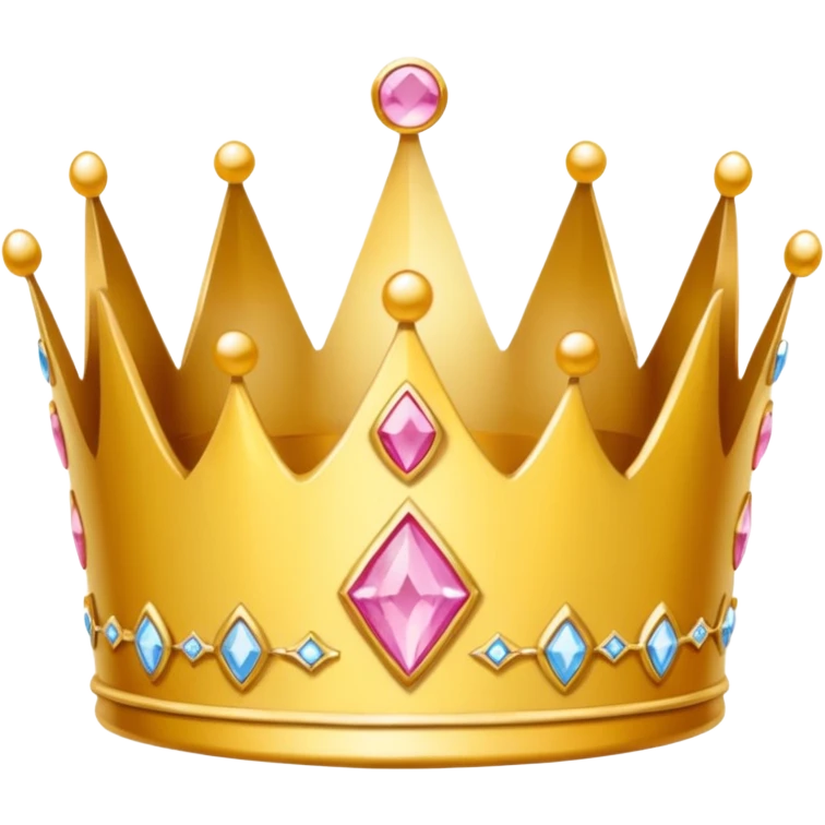delicate princess crown emoji