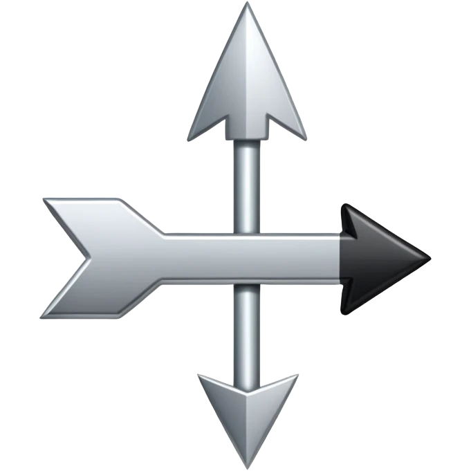 an arrow pointing upward with the word ARISE emoji