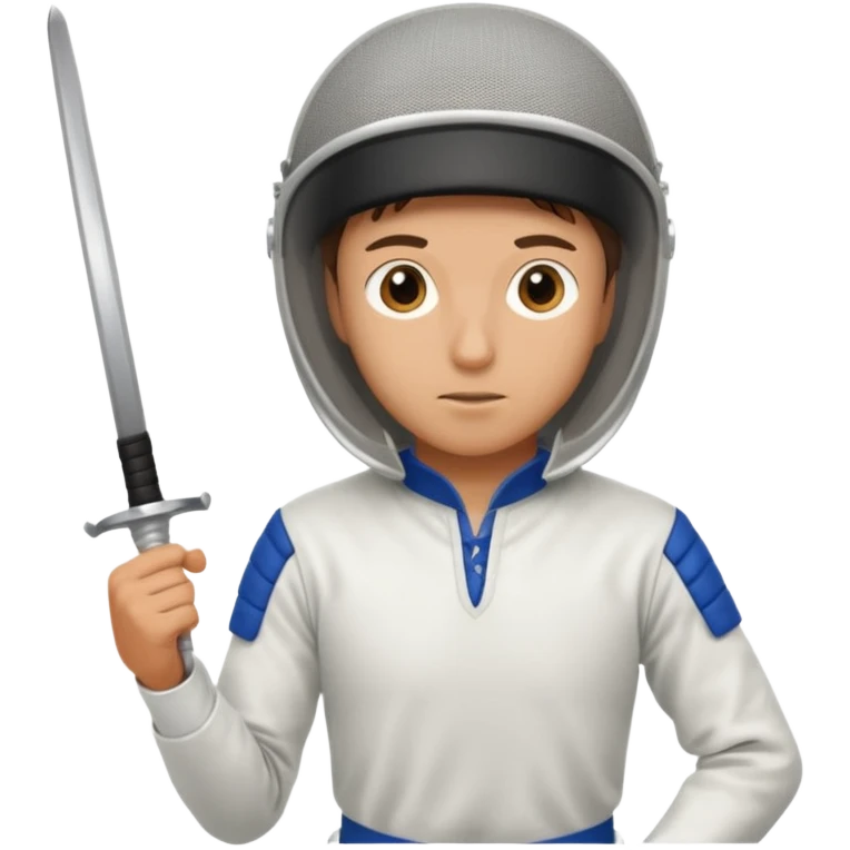 A fencer's entire body emoji
