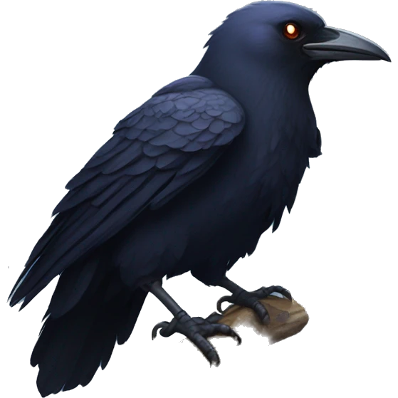 moon raven emoji