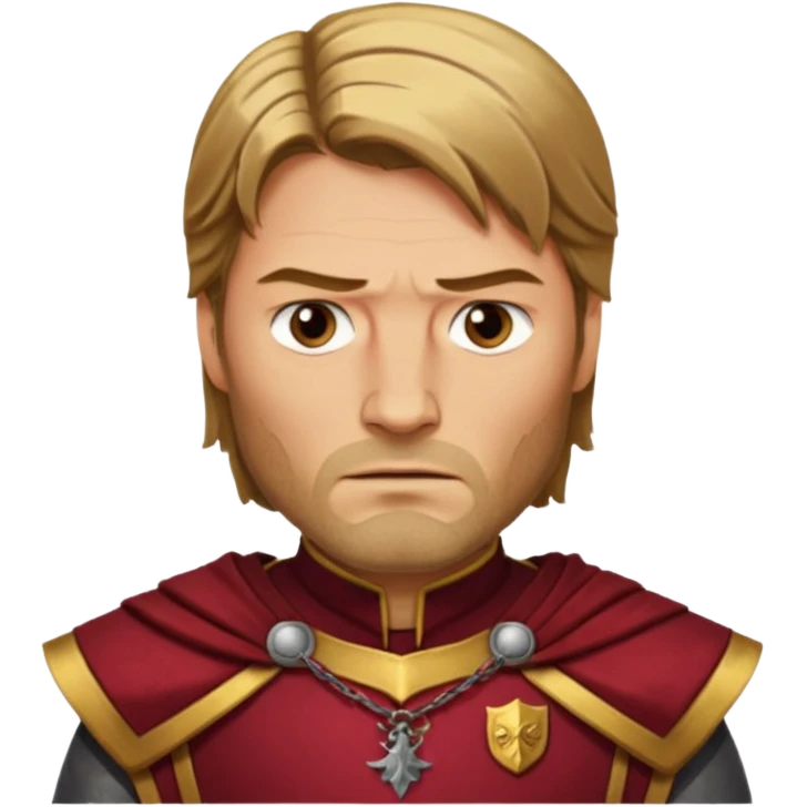 ajamie lannister character face only younger emoji