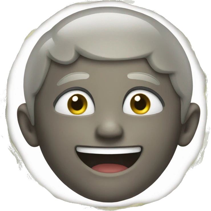The boy laughs because he has no money emoji