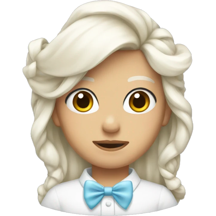 White bow emoji