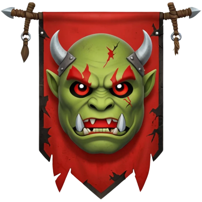 orc war banner emoji