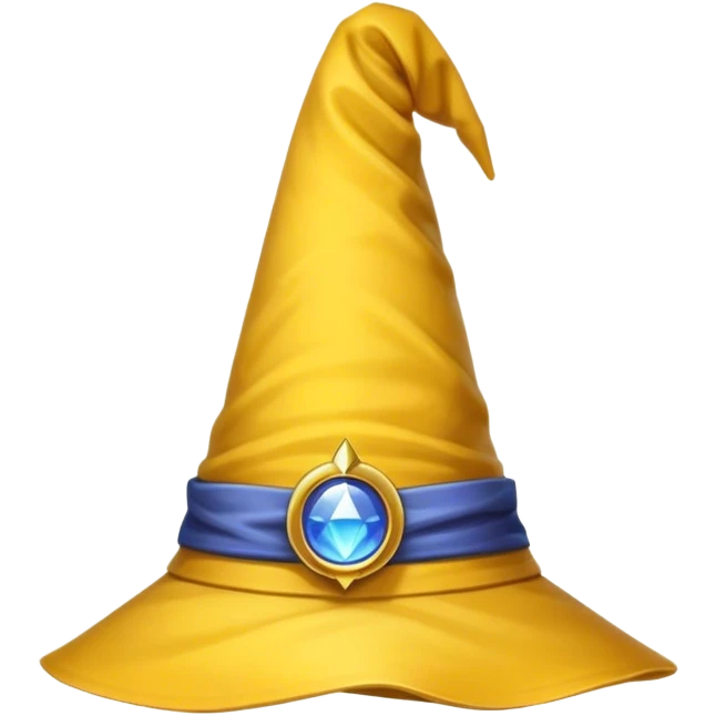 wizard hat yellow emoji