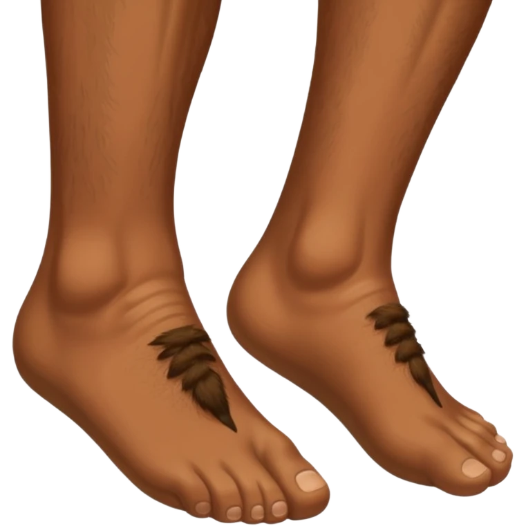 Pies masculinos  emoji