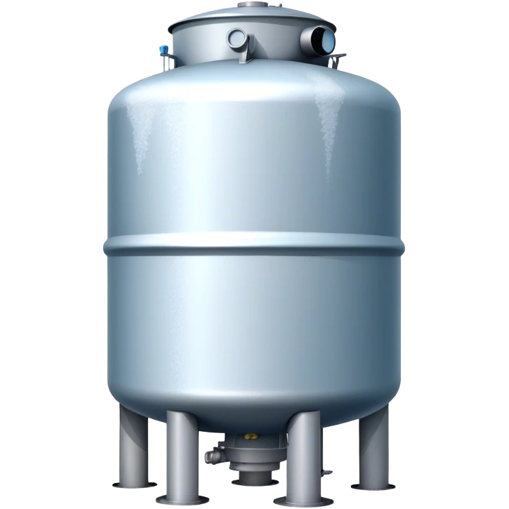 Cryogenic storage tank with frost  emoji