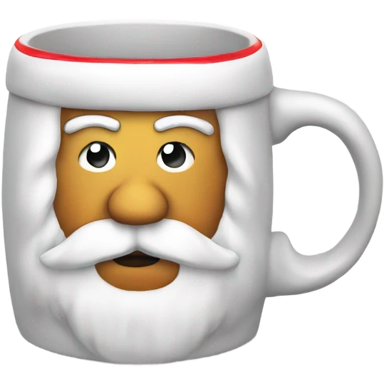 dull Santa mug  emoji