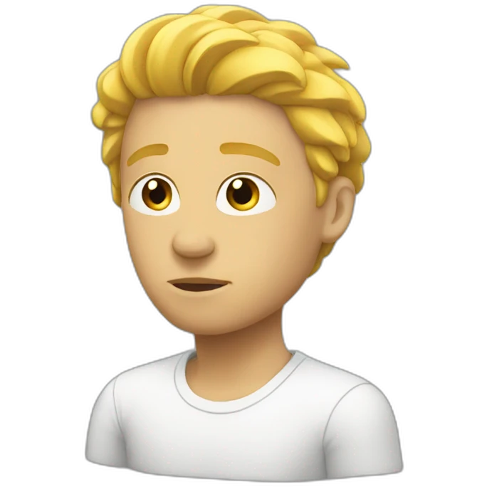 white thinking  emoji