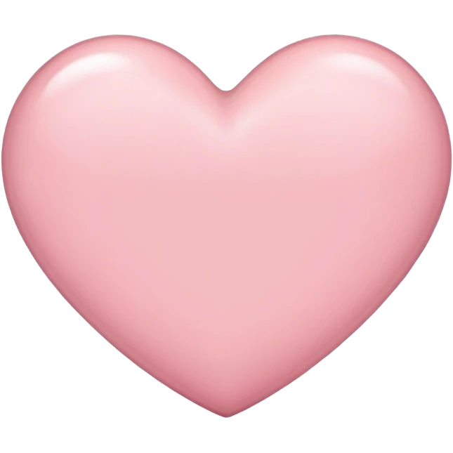 light pink heart emoji