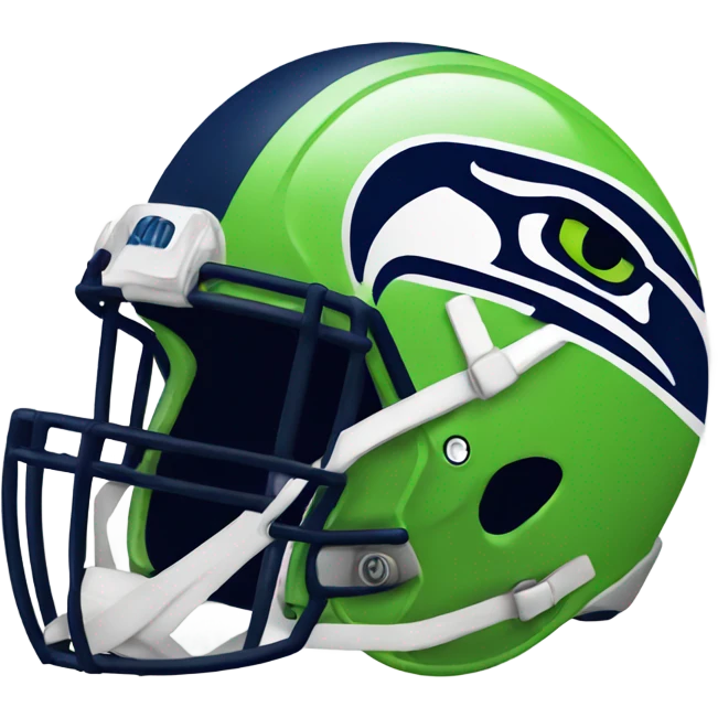 Seattle Seahawks helmet  emoji