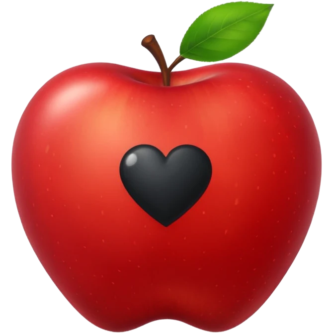 🍏🖤 emoji