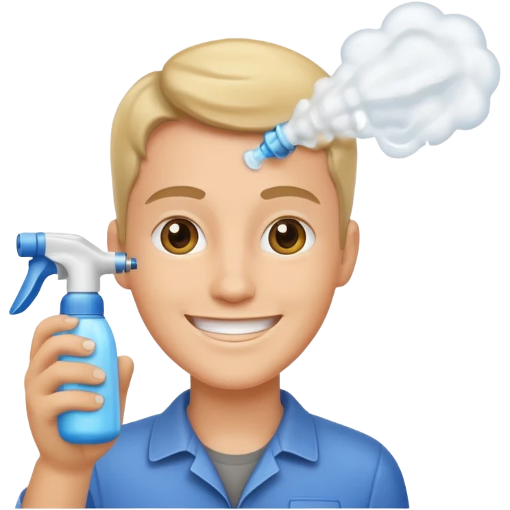 Spray foamer - smiley emoji