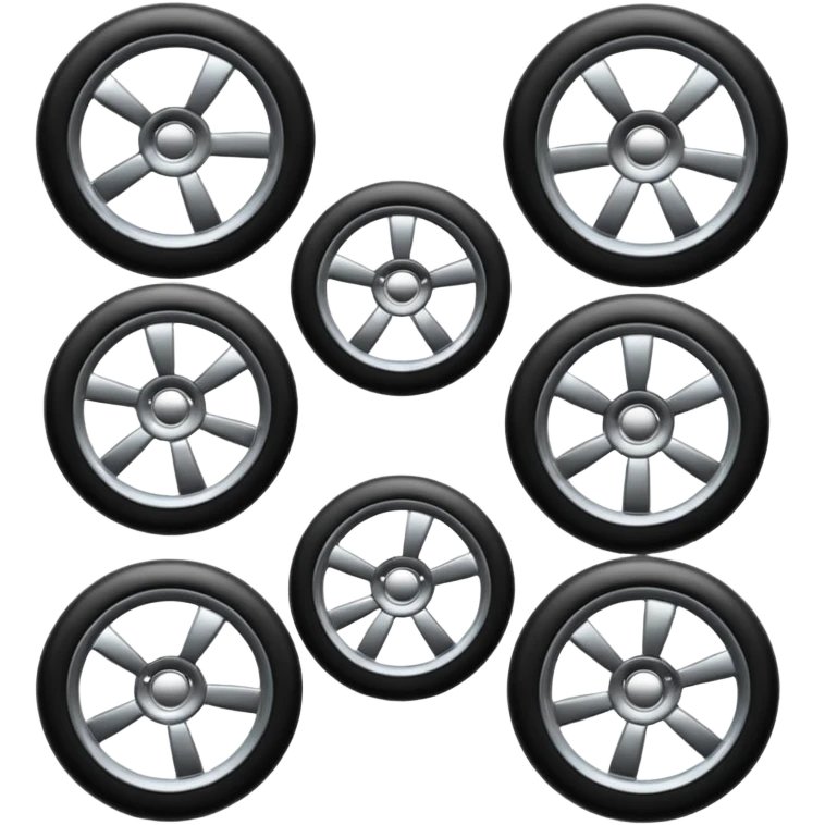 only wheels from the chassis emoji