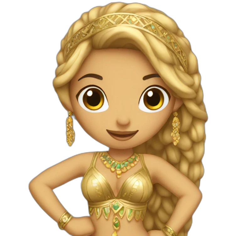 Belly dancer emoji