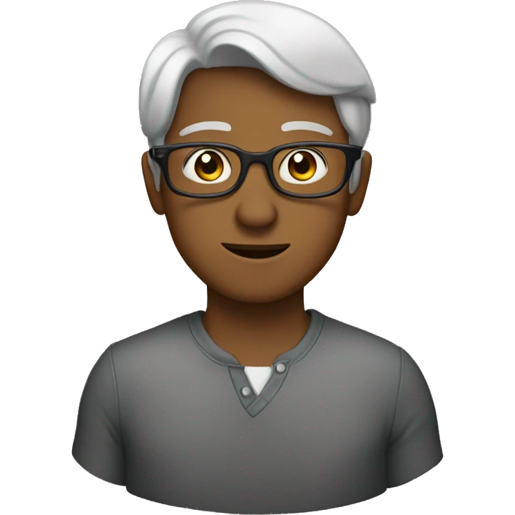 i need a guy with glasses who watches a show emoji