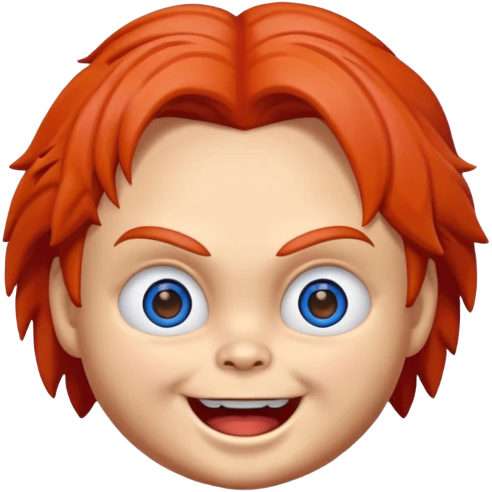 Un emojin de chuky emoji