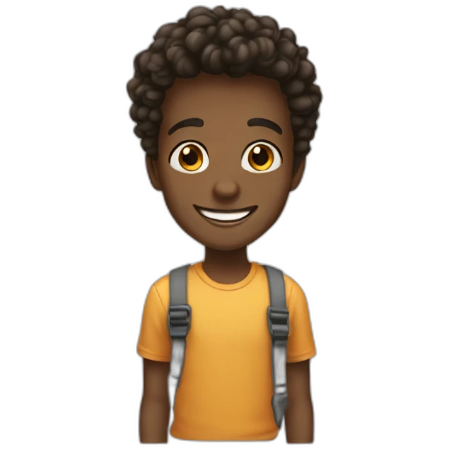 beautiful boy smiling emoji