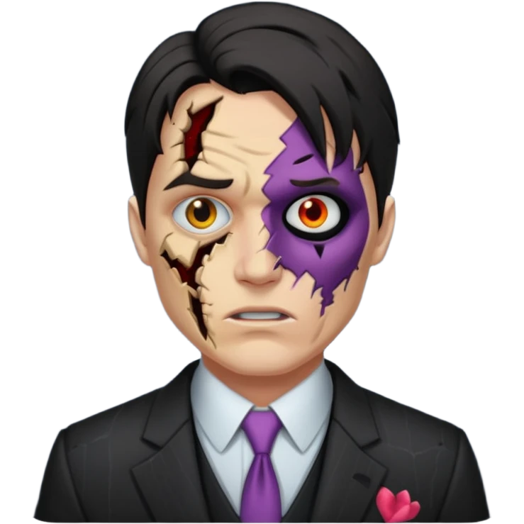 dc two face emoji
