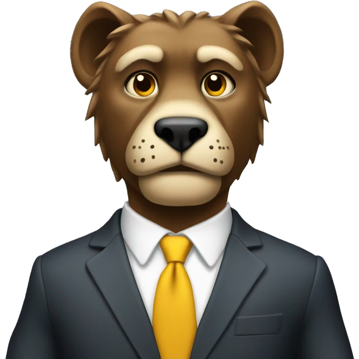 beast in a business suit emoji