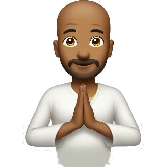Namaste iPhone  emoji
